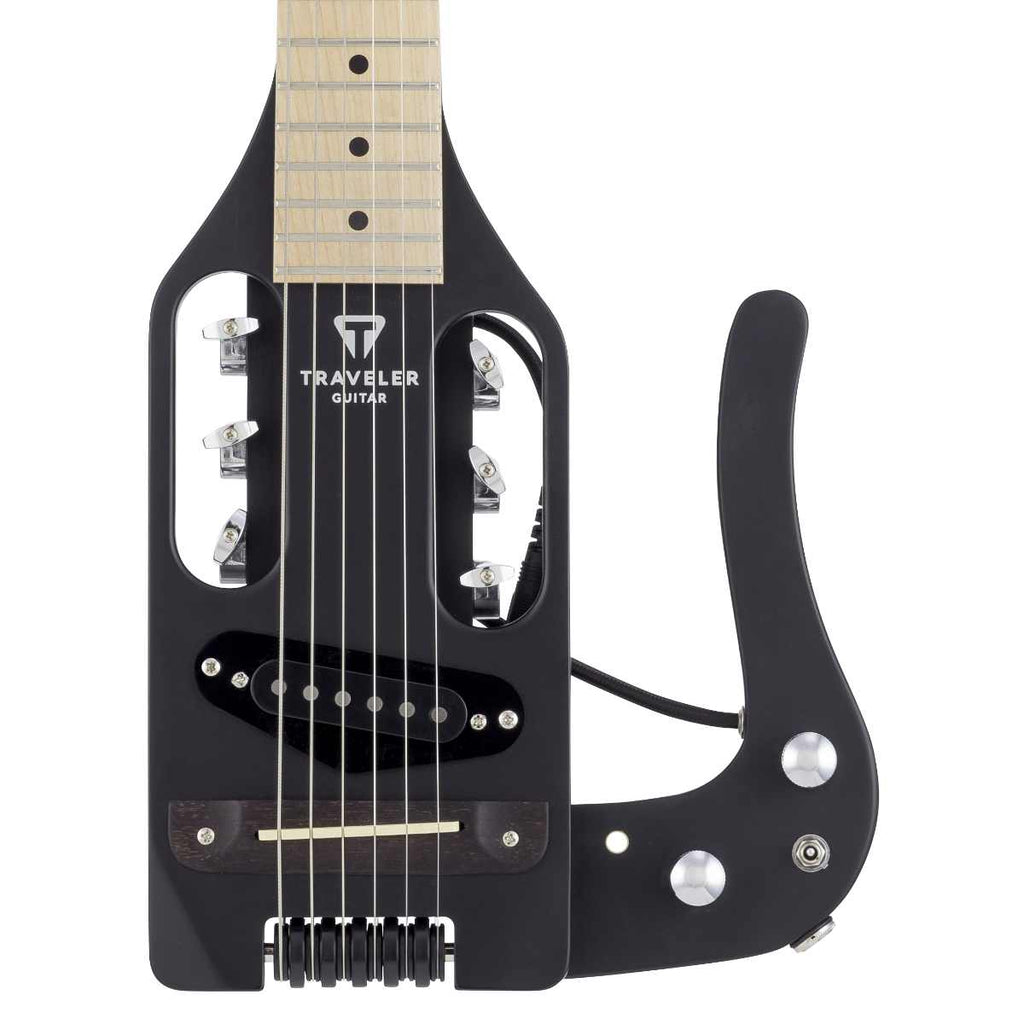 Traveler Guitar Pro-Series Standard Hybrid Acoustic-Electric Guitar (Matte Black)