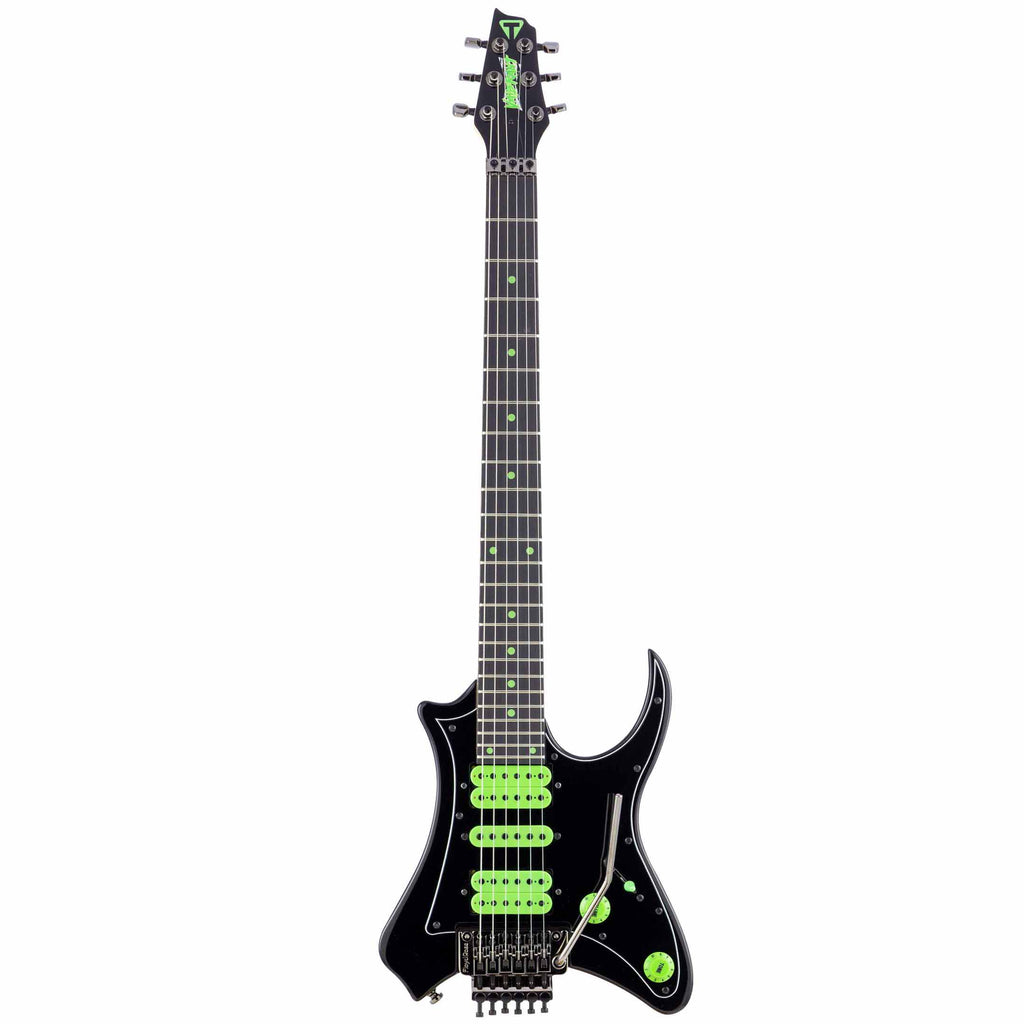Vaibrant Deluxe V88X Electric Guitar (Cosmic Black) front