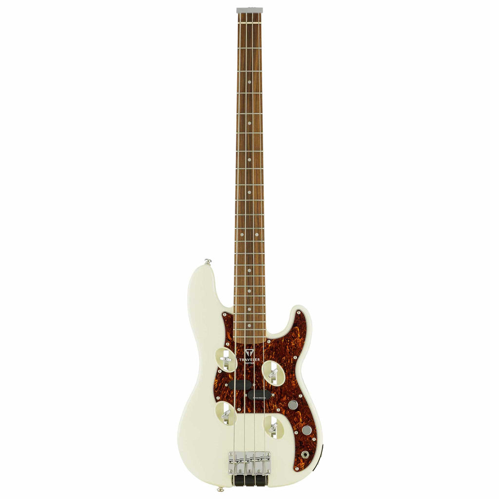 TB-4P Bass Electric Travel Bass (Pearl White) front
