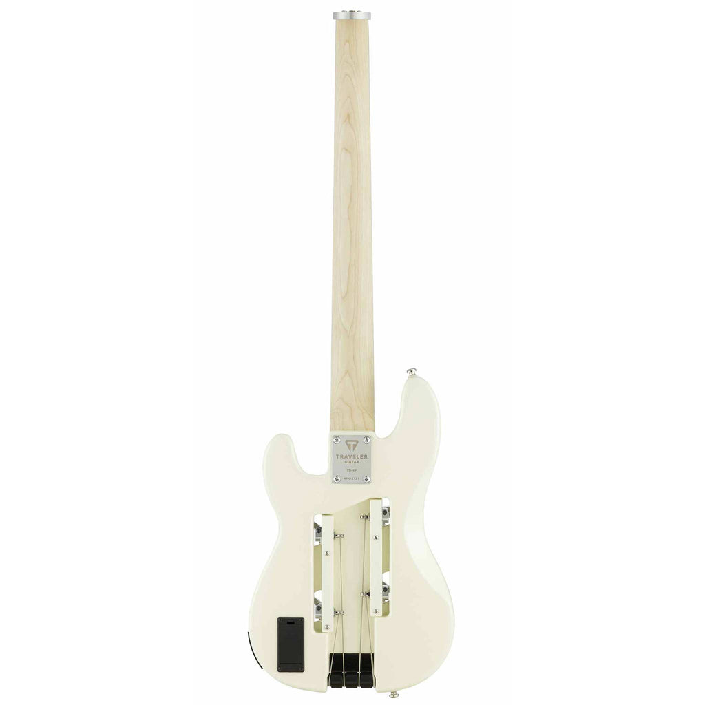 TB-4P Bass Electric Travel Bass (Pearl White) back