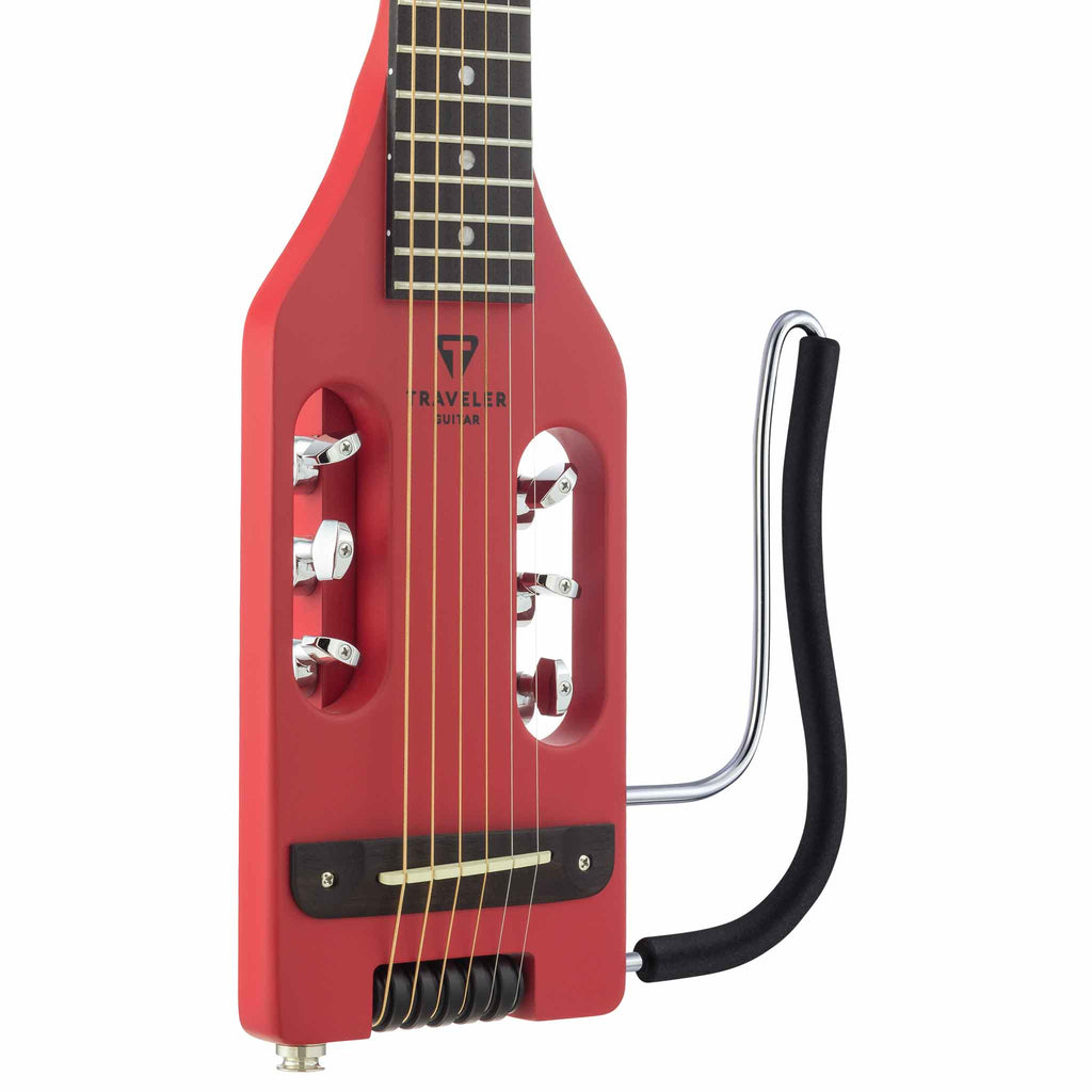 Ultra-Light Acoustic Acoustic-Electric Guitar (Vintage Red) front detail
