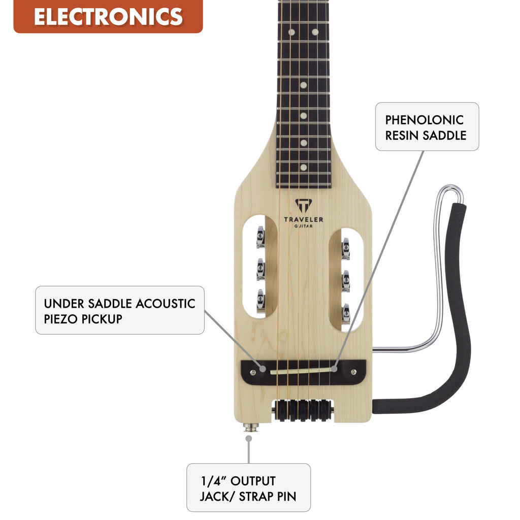 Ultra-Light Acoustic Acoustic-Electric Guitar (Maple) feature 3