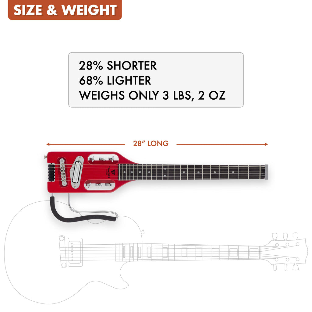 B-Stock Ultra-Light Electric (Torino Red)-Traveler Guitar®