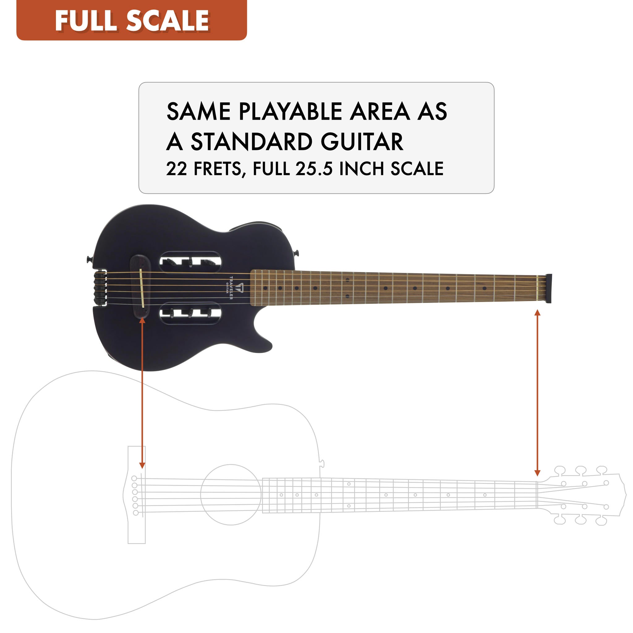 B-Stock Escape Mark III (Black Satin)-Traveler Guitar®