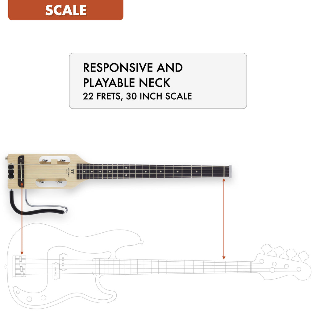 Used Ultra-Light Bass (Maple)-Traveler Guitar®