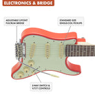 B-Stock Travelcaster Deluxe (Fiesta Red)-Traveler Guitar®