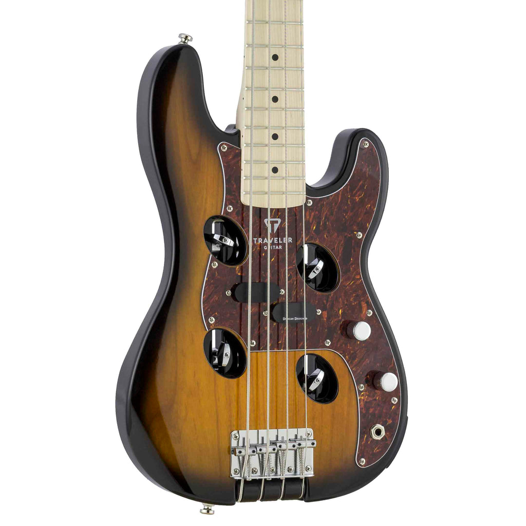 B-Stock TB-4P Bass (Sunburst / Maple)-Traveler Guitar®