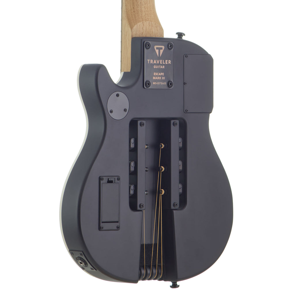 B-Stock Escape Mark III (Black Satin)-Traveler Guitar®