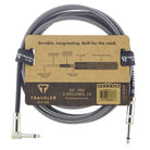 Traveler Guitar 10ft. Braided Instrument Cable-Black/Rust-Traveler Guitar®