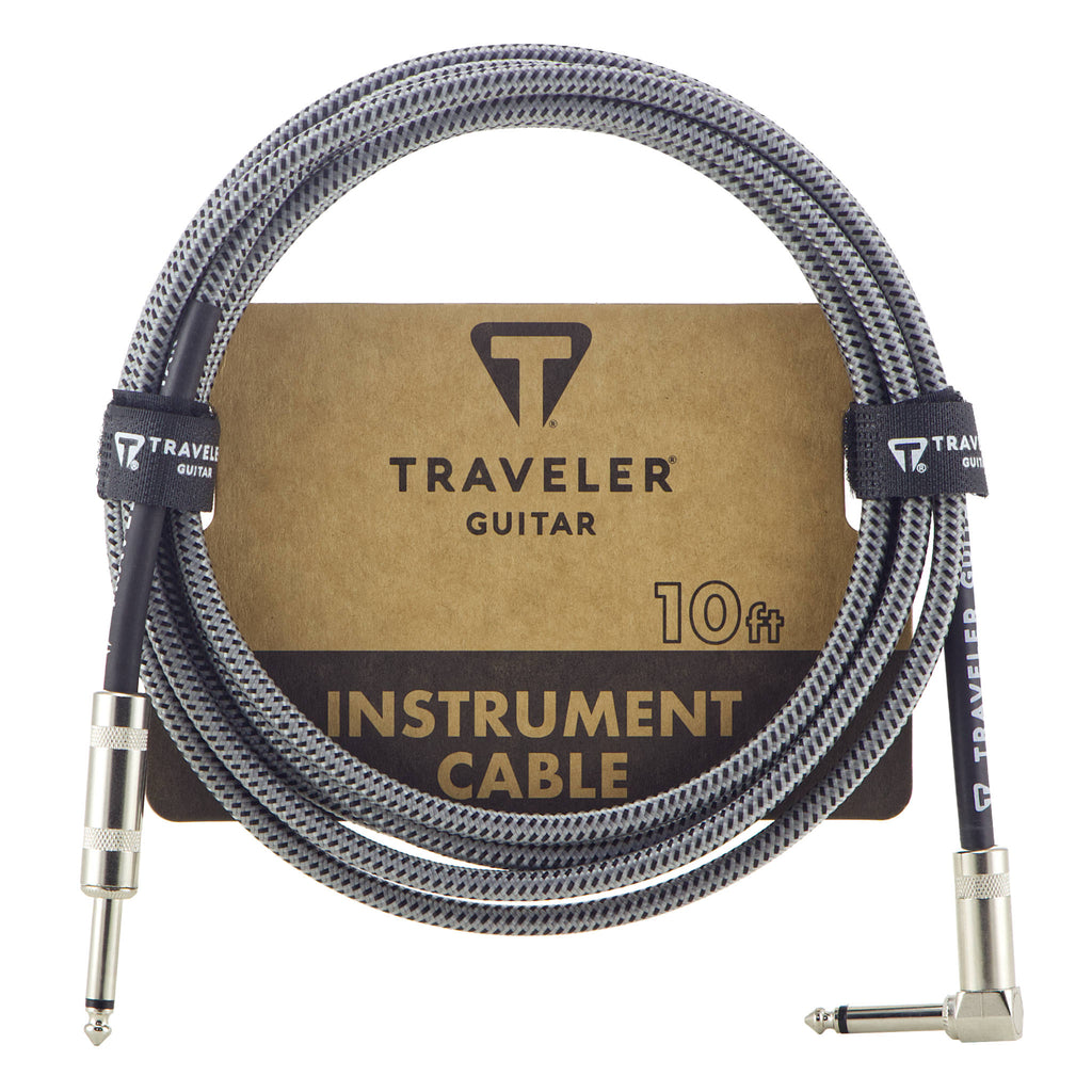 Traveler Guitar Instrument Cable 10' Silver
