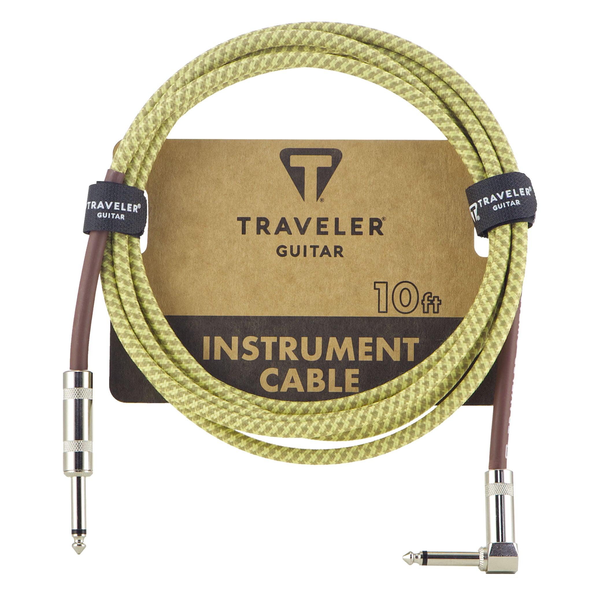 Traveler Guitar 10ft. Braided Instrument Cable-Tweed-Traveler Guitar®