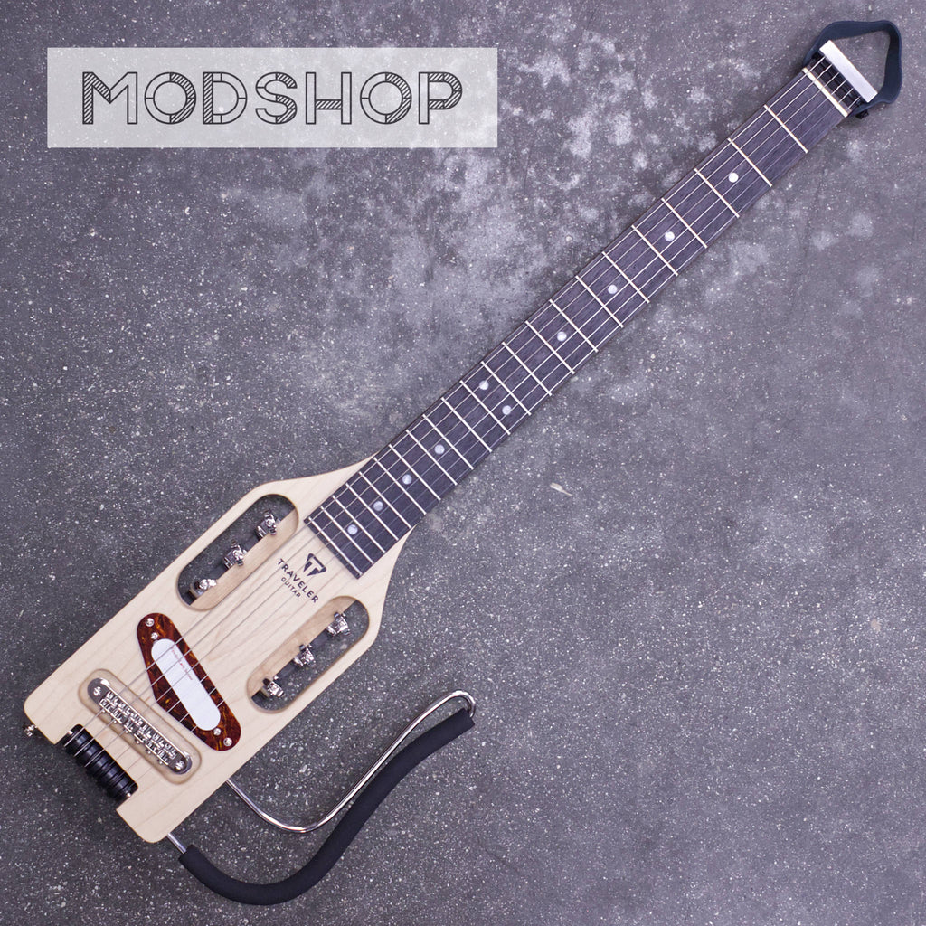 Ultra-Light Electric Mod Shop (Natural/ LACE Sensor Pickup)-Traveler Guitar®