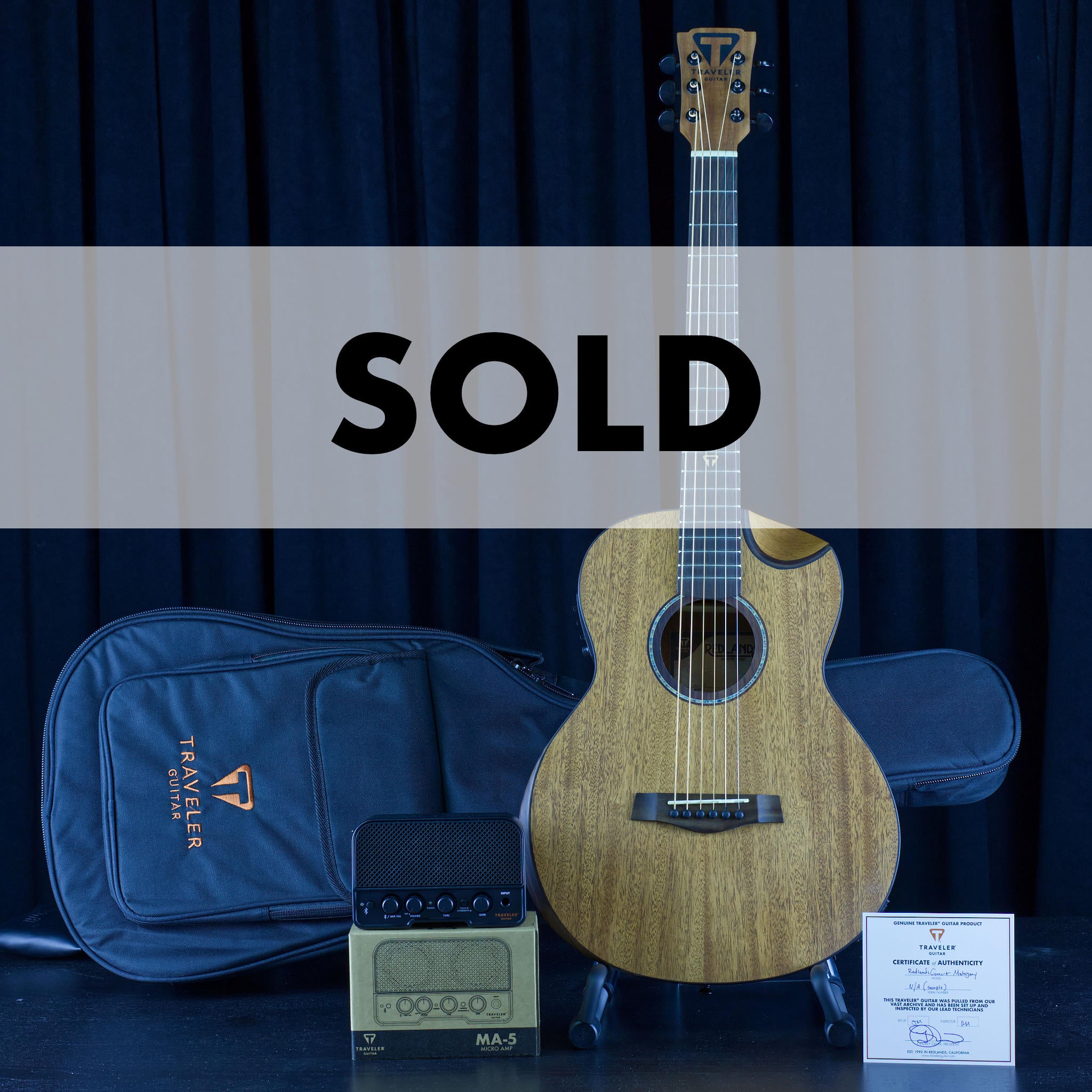 Redlands Concert Mahogany EQ