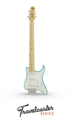 Traveler Guitar Travelcaster Deluxe - Surf Green | Sweetwater
