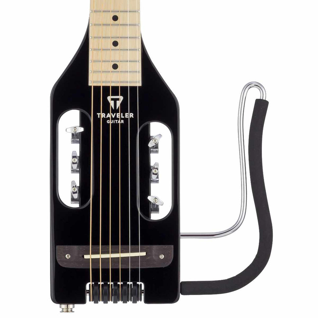 Traveler Guitar Ultra-Light Acoustic Acoustic-Electric Guitar (Gloss Black)