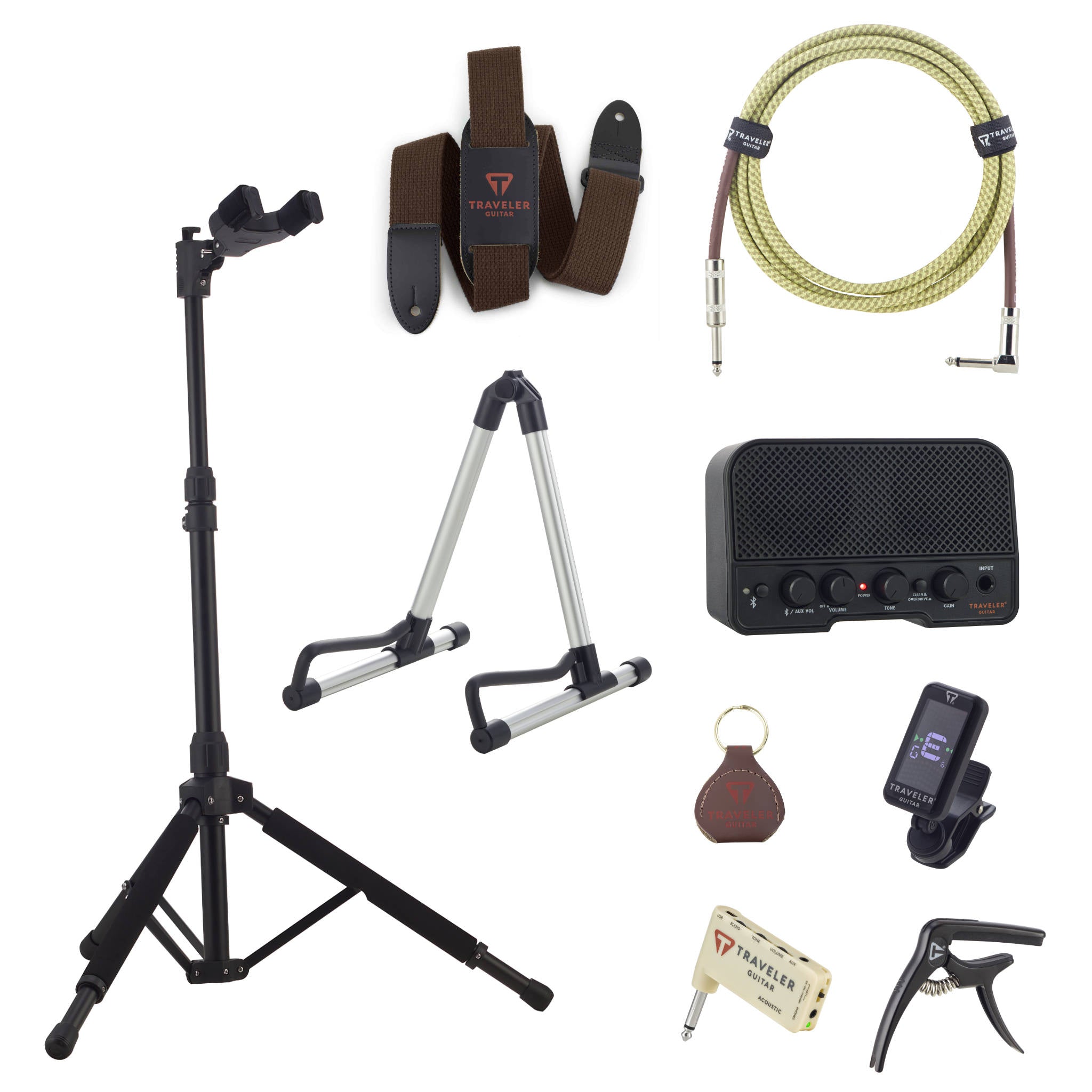 Traveler Guitar Ultimate Acoustic Guitar Accessory Bundle