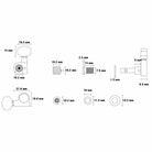 Traveler Guitar Locking Tuners-Chrome-Traveler Guitar®