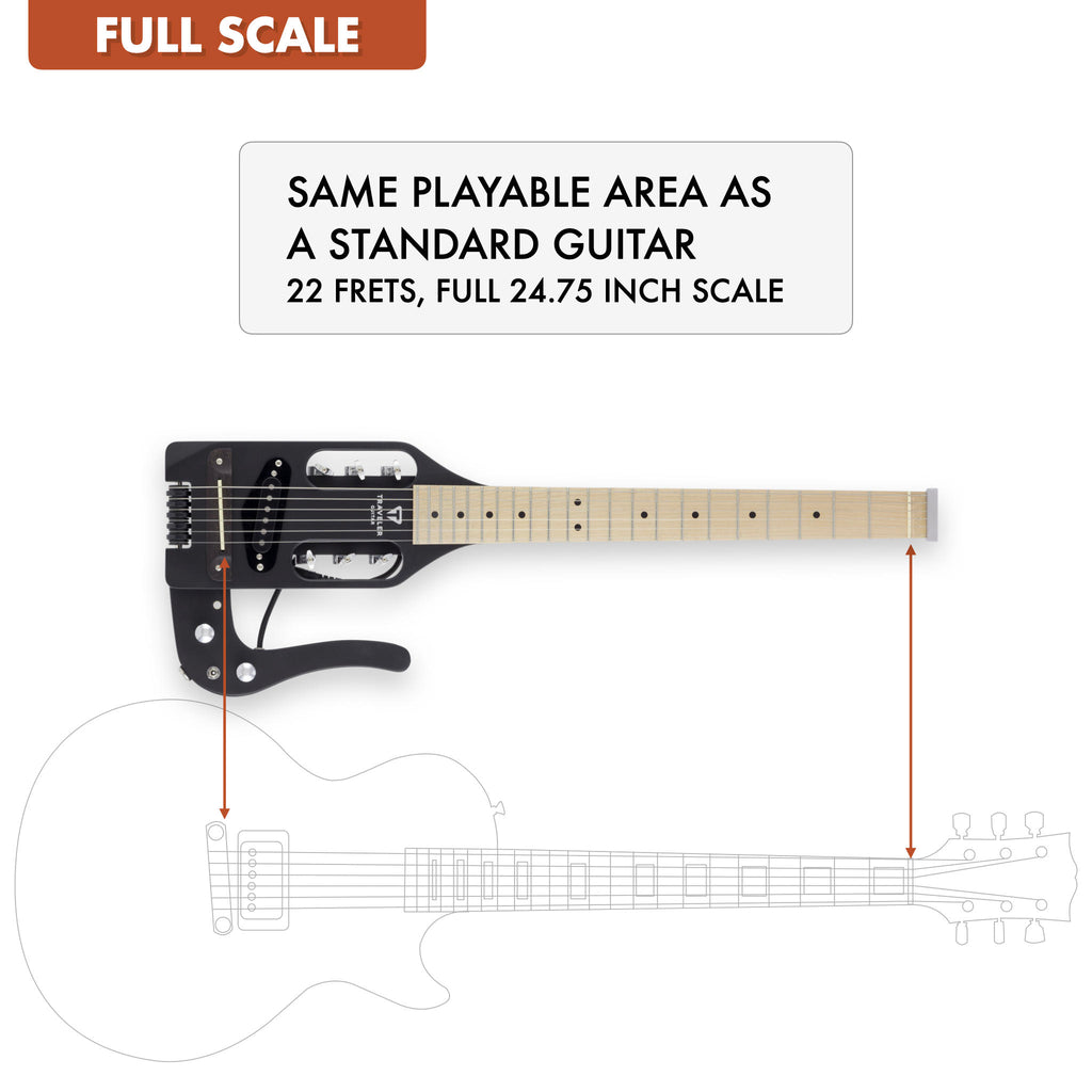 Pro-Series Standard Hybrid Guitar (Black Matte) feature 2
