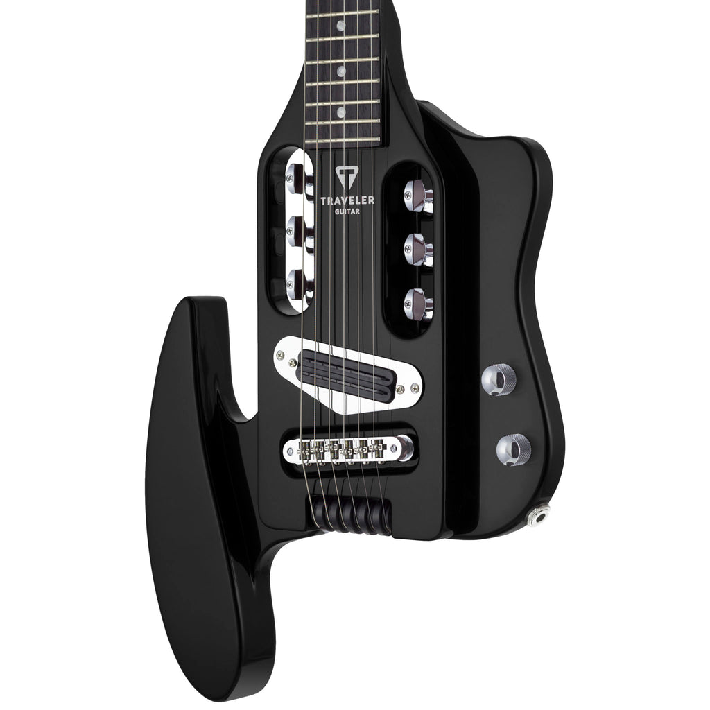 Speedster Standard Electric Guitar (Black) front deatil