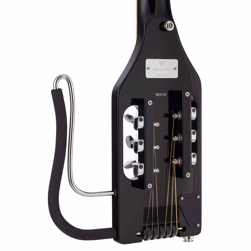 Ultra-Light Acoustic Acoustic-Electric Guitar (Gloss Black) back detail