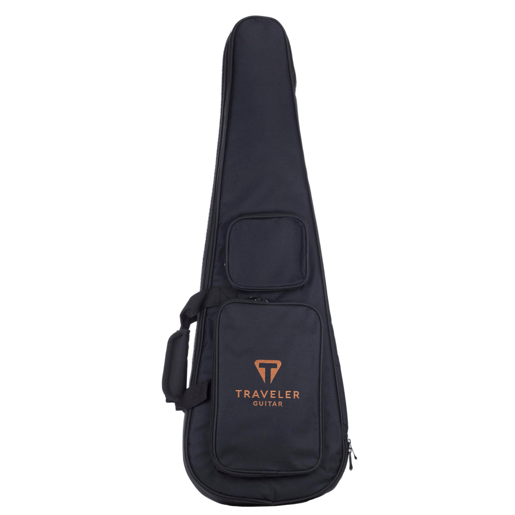 B-Stock Travelcaster Deluxe (Black/Tortoise/Maple) gig bag front