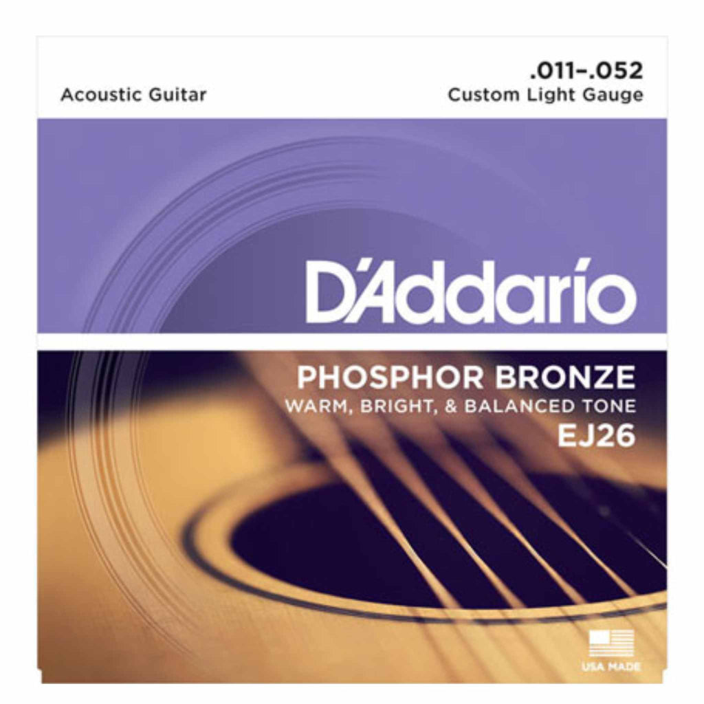 D'Addario EJ26 Custom Light Acoustic Strings