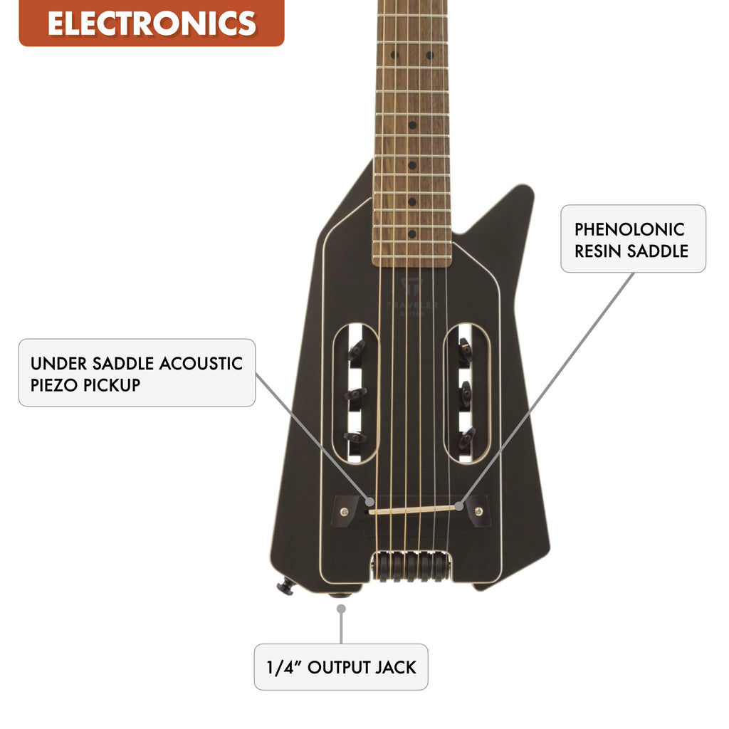 EDGE Acoustic-Electric Guitar (Black) feature 3