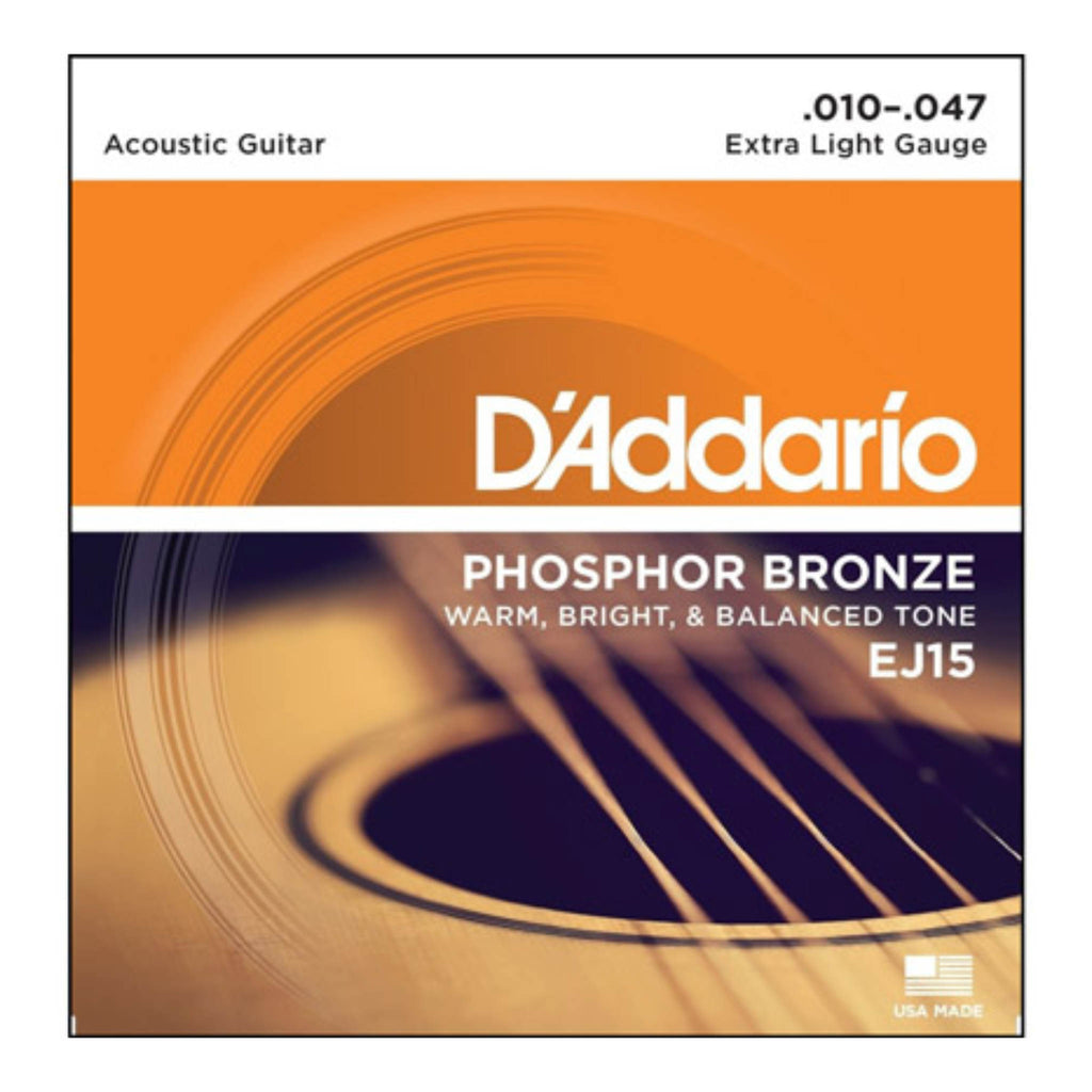 D'Addario EJ15 Extra Light Acoustic Strings