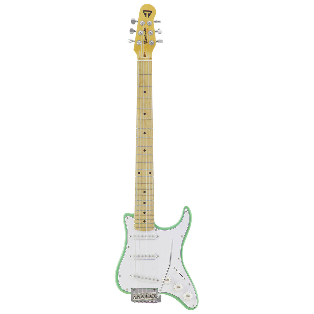 Travelcaster Deluxe Electric Guitar (Surf Green) front