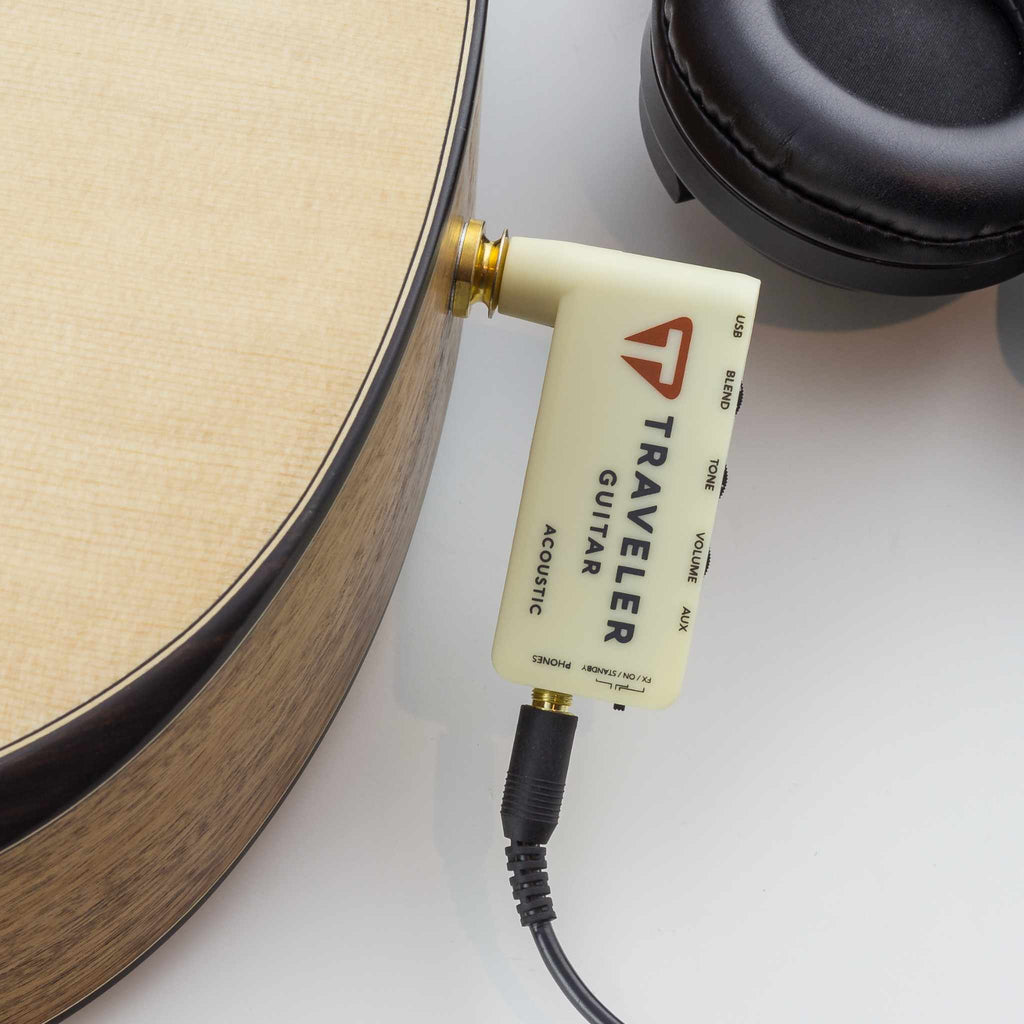 Traveler Guitar Acoustic Headphone Amp lifestyle
